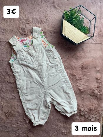 Salopette 🎀 3 mois