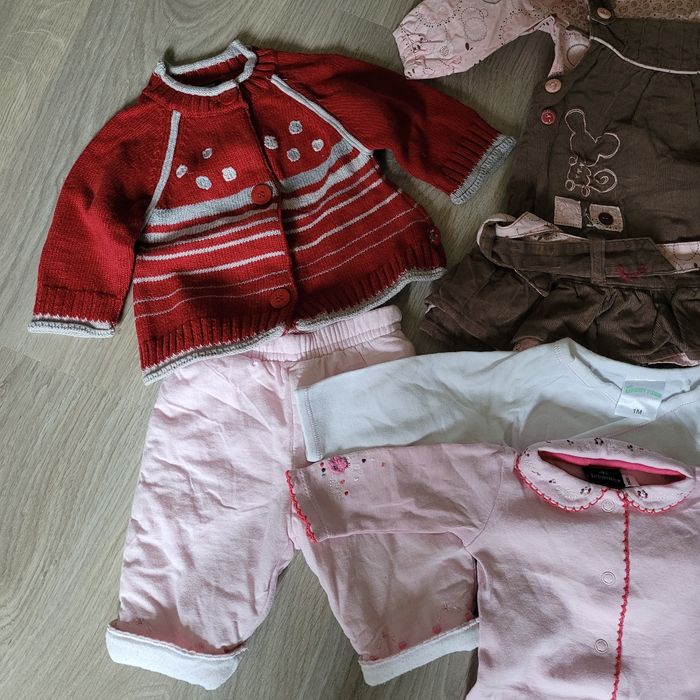 Lot vêtements fille hiver 1 mois 53 cm - photo numéro 3
