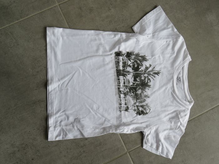 T-shirt blanc imprimé 10 ans
