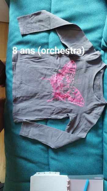 Blouse fille taille 128.   8 ans 