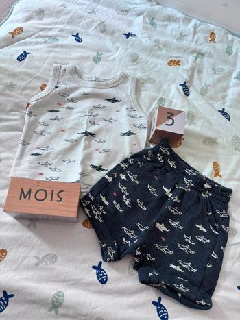 Ensemble garçon 3 mois
