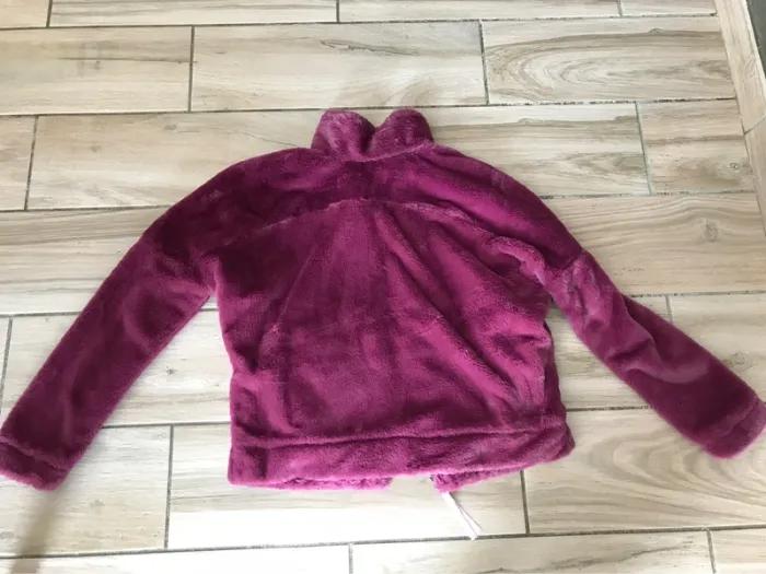 Veste fourrure réversible violette L Columbia - photo numéro 10