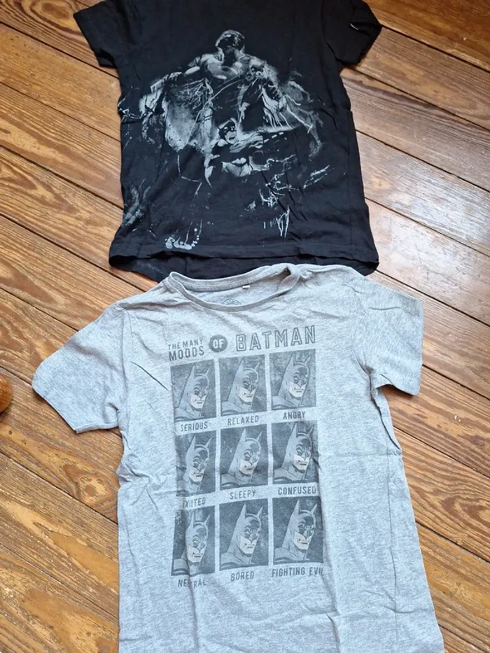 2 tee shirt batmann