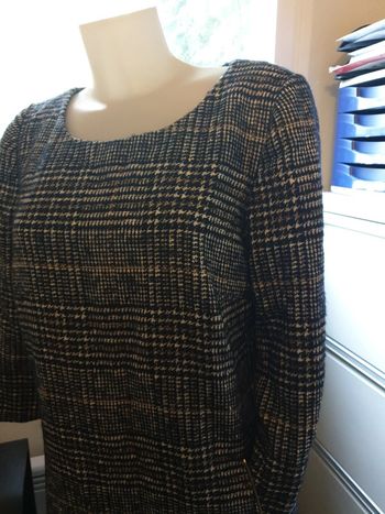 Caroll superbe robe hiver t. 42