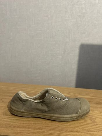 Tennis fourée Bensimon beige taille 6.5 pointure 40