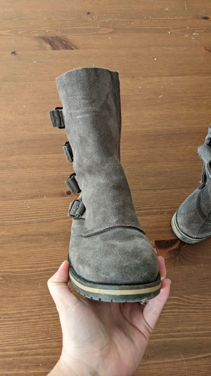 Bottines en daim taupe San Marina 36 - photo numéro 11