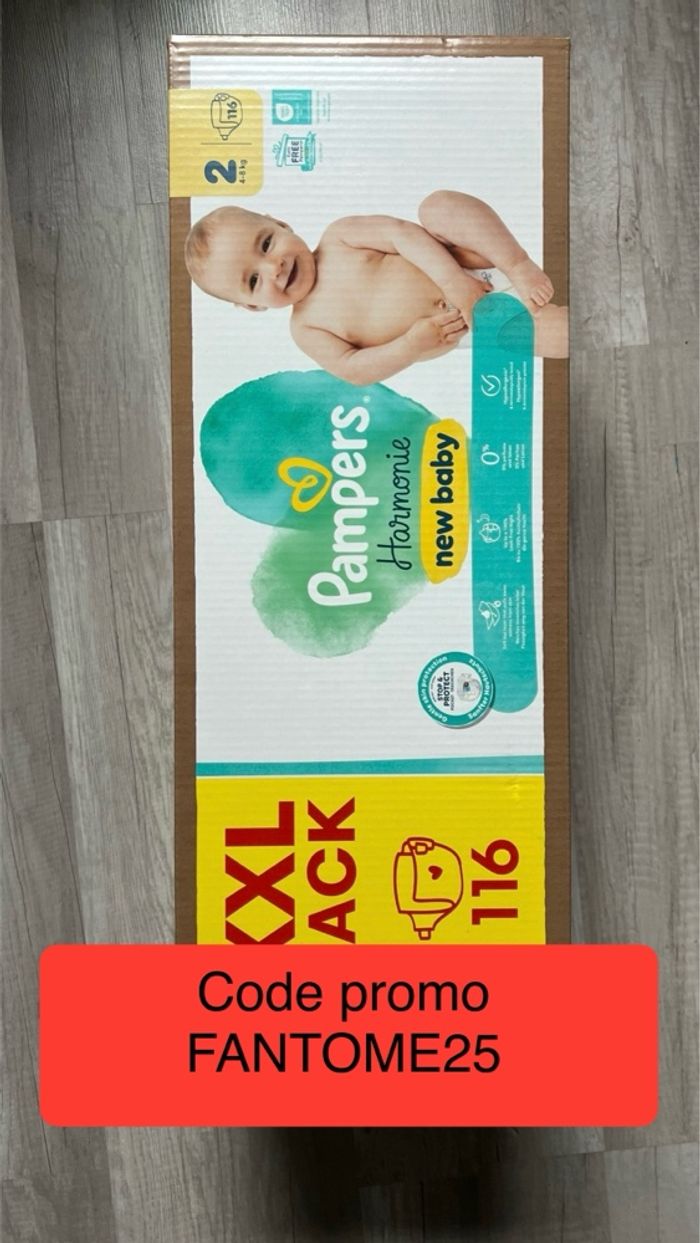 Pampers harmonie taille 2