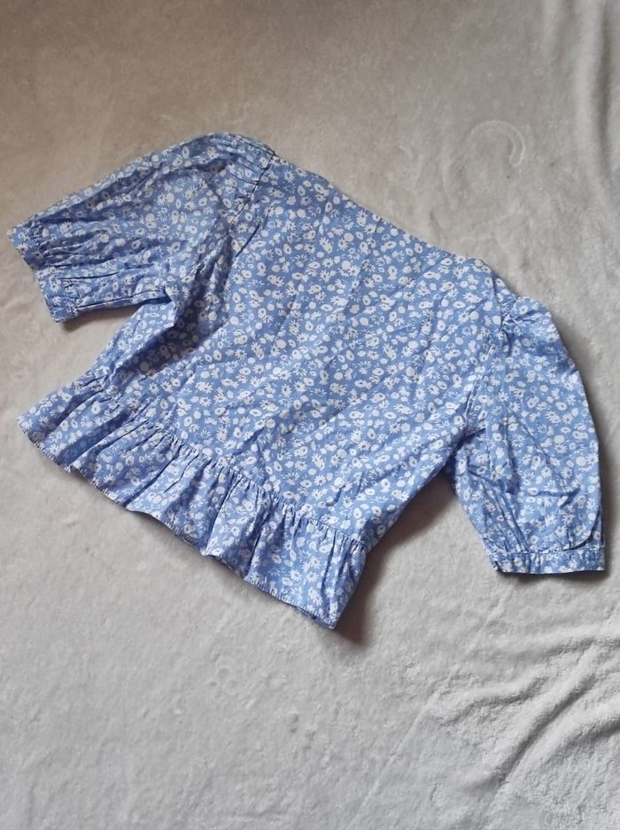 Haut court imprimée fleurie taille S - photo numéro 6