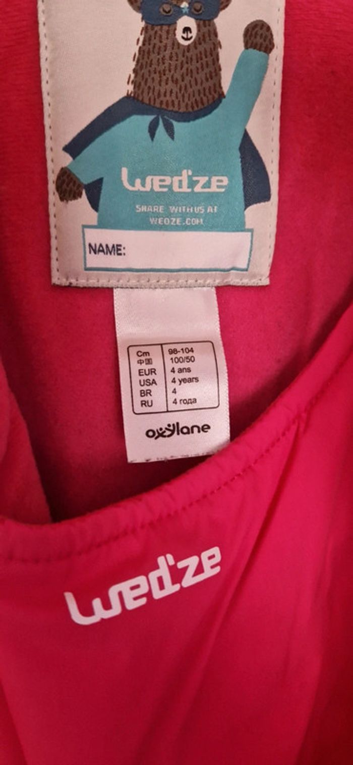 Combinaison ski fille 4 ans Wed'ze veste+ combi - photo numéro 3