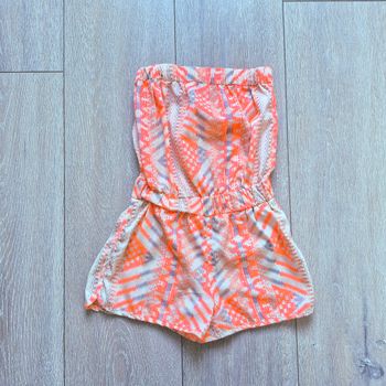 Combi short fluide. Rose fluo, vœux rose gris. Fille 6 ans. Marque Punkidz 