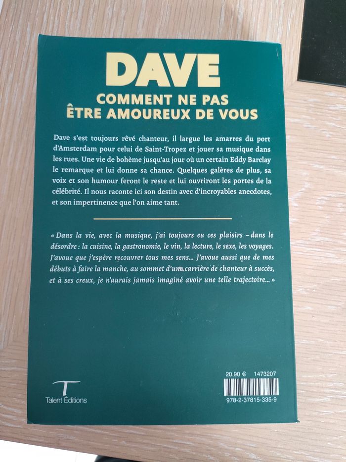 Livre de DAVE - photo numéro 2