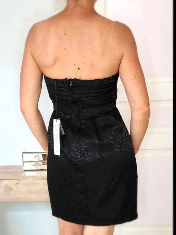 Robe bustier  léopard  - Morgan  -  36=34  actuel  -  Neuf Etiquette - photo numéro 3