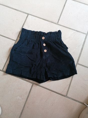 Short effet velours