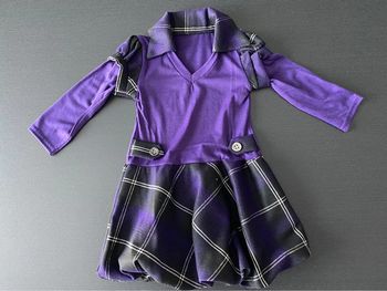 Petite robe fille manche longue