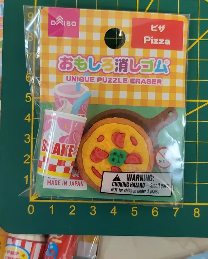 Gommes Daiso "Omoshiro keshigomu" : Pizza - photo numéro 3