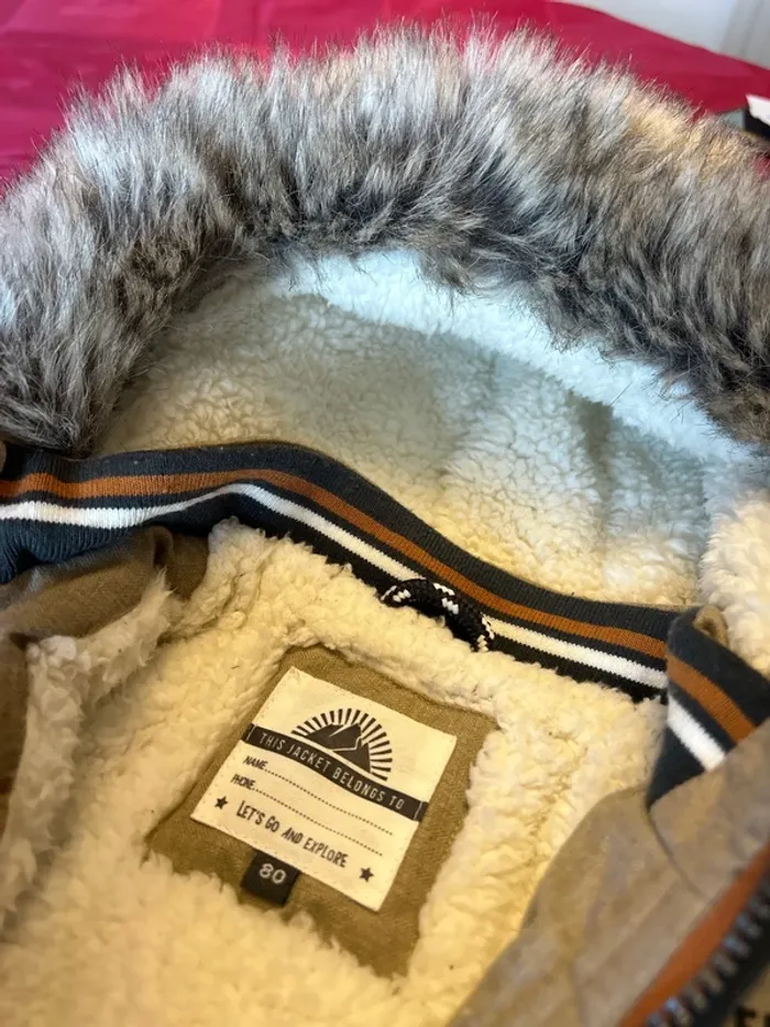 Manteau imperméable beige bébé garçon C&A - 9/12 mois - photo numéro 12