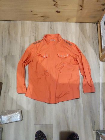 Veste camaïeu corail