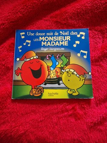 Livre une douce nuit de Noël chez les monsieur madame