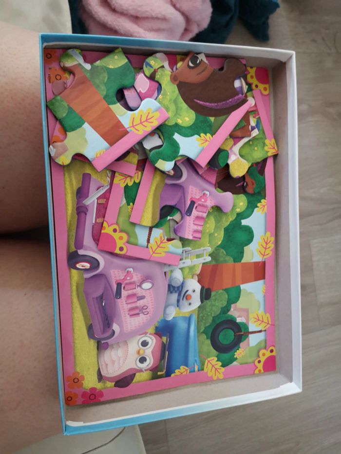 Puzzle 2 *12pieces avec posters Disney 3ans - photo numéro 2