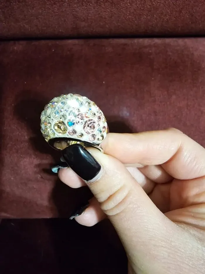 Bague Swarovski Scintillante Taille 58 (18.5mm) - Élégance Assurée ! - photo numéro 3