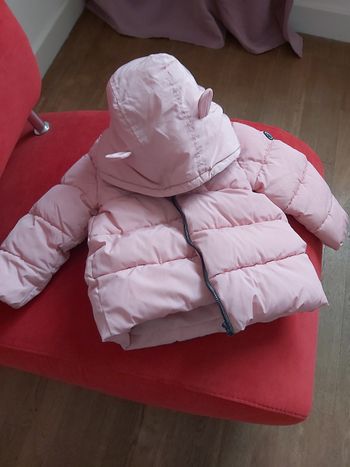 DOUDOUNE PETIT BATEAU ROSE PALE.