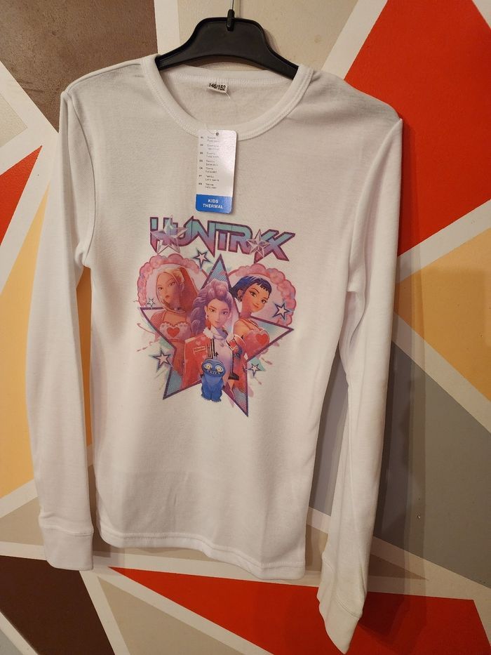 maillot thermique k-pop taille 10 - 12 ans neuf - photo numéro 4