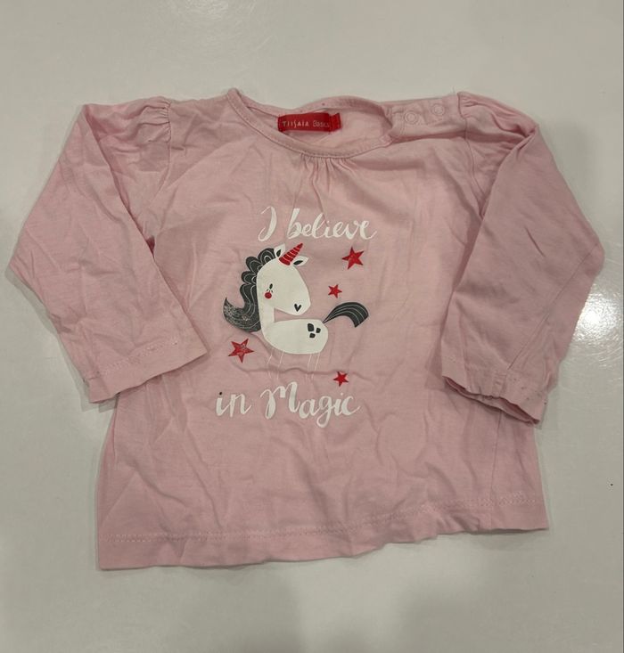 T-shirt manches longues fille