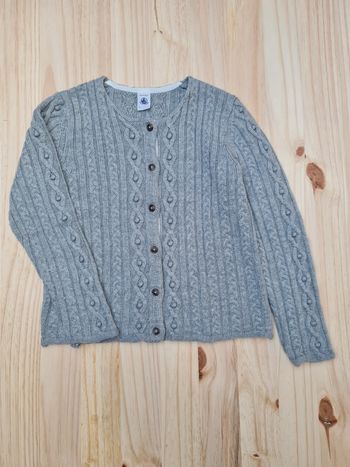 Gilet laine Petit Bateau 8 ans