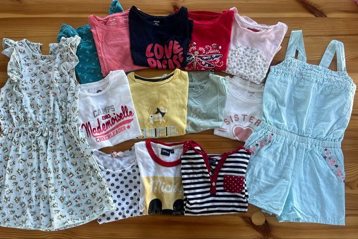 Lot vêtements 6 ans 14 pièces okaidi kiabi Disney verbaudet Chipie terre de marins Sergent major