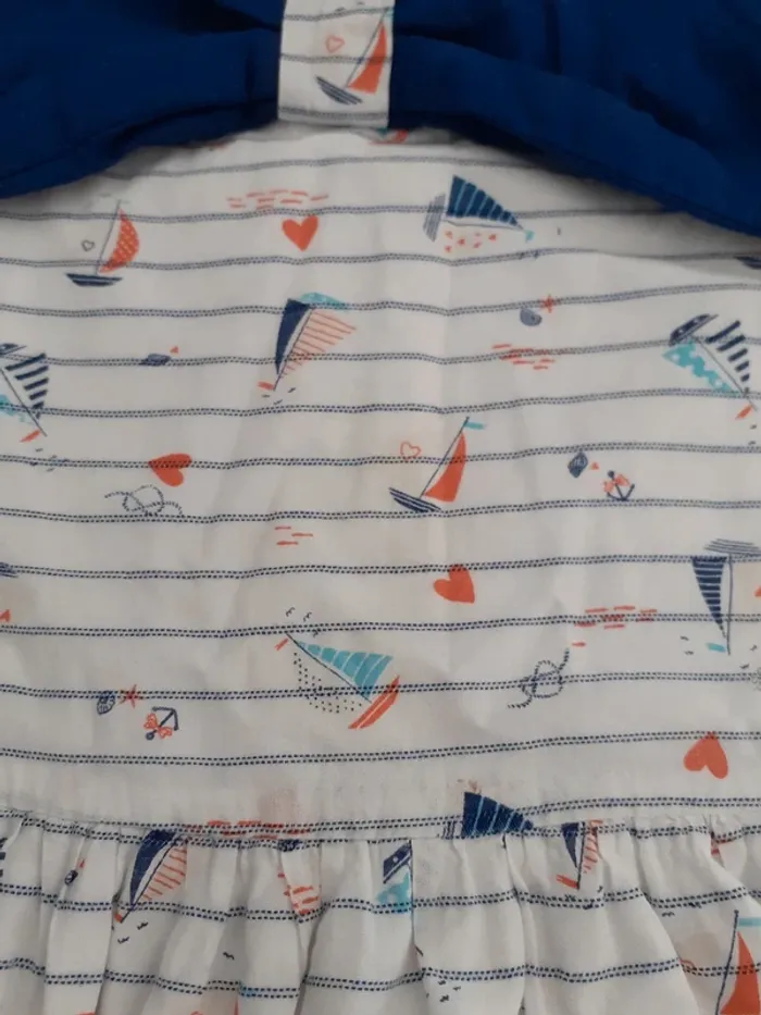 Robe à bretelles thème bateaux - photo numéro 5