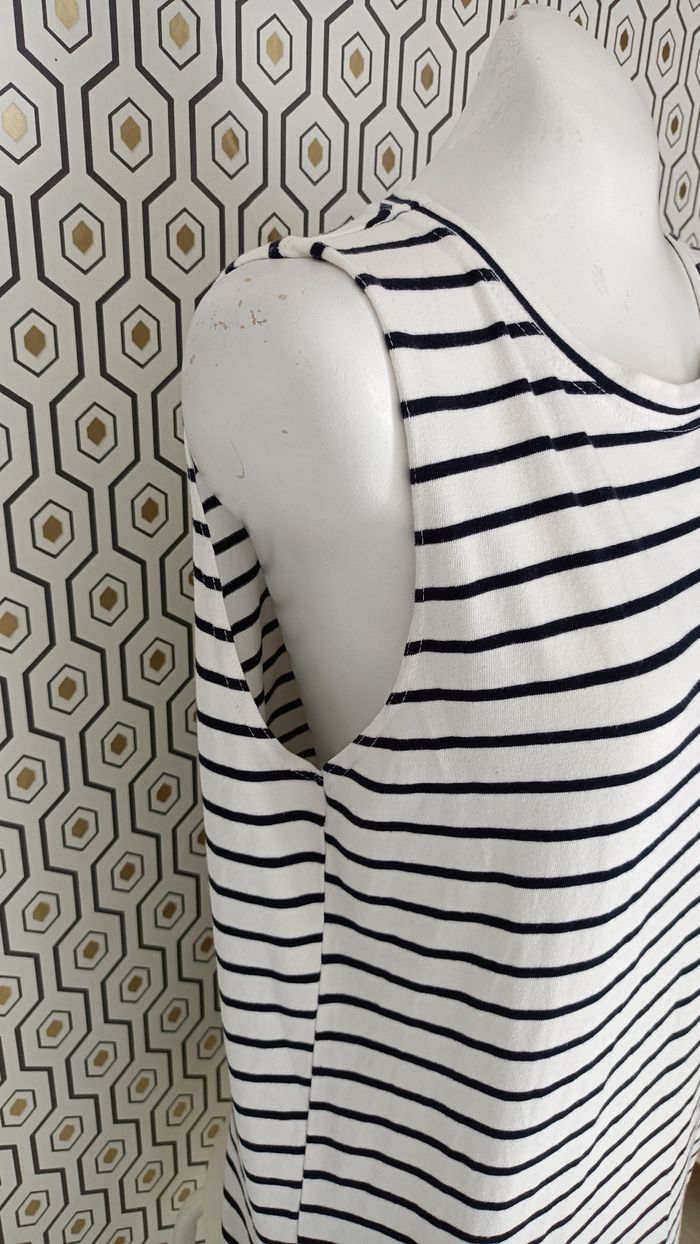 Robe a rayure sans manche Zara 36/38 - photo numéro 5