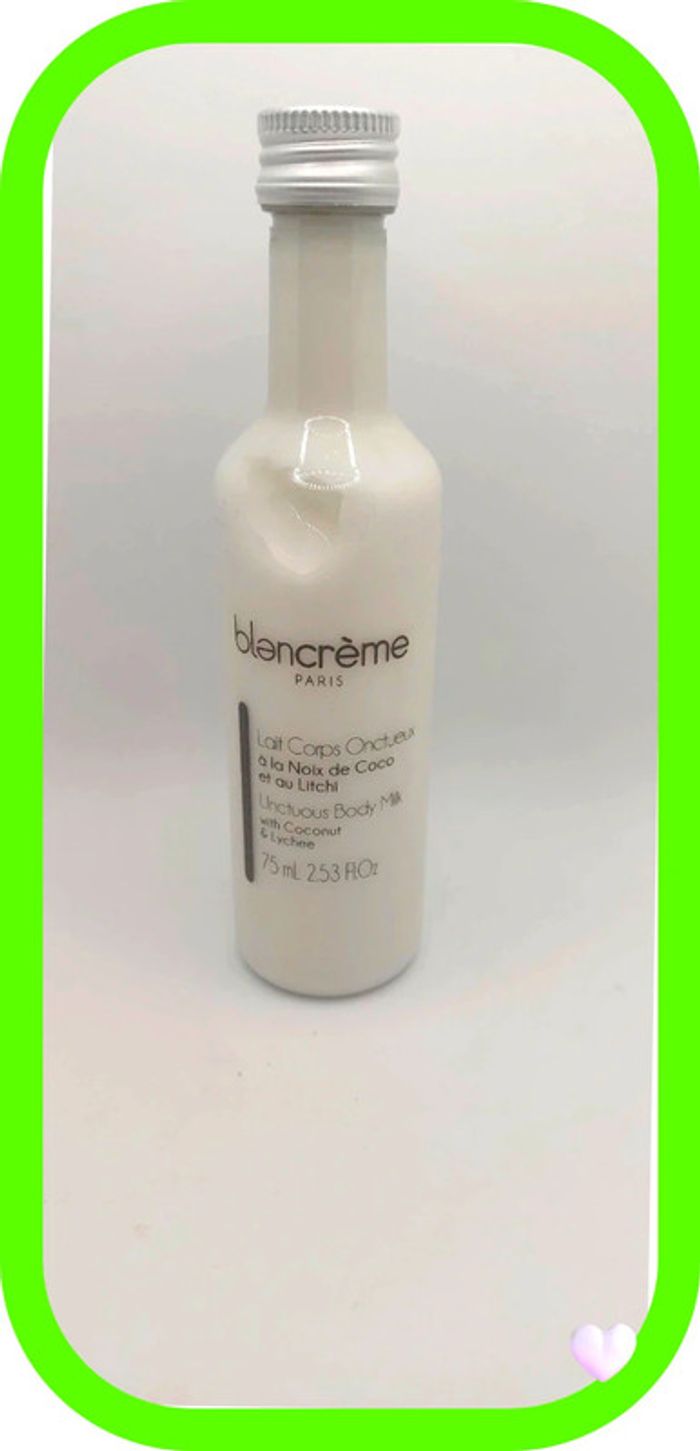 Blencréme lait corps noix de coco litchi