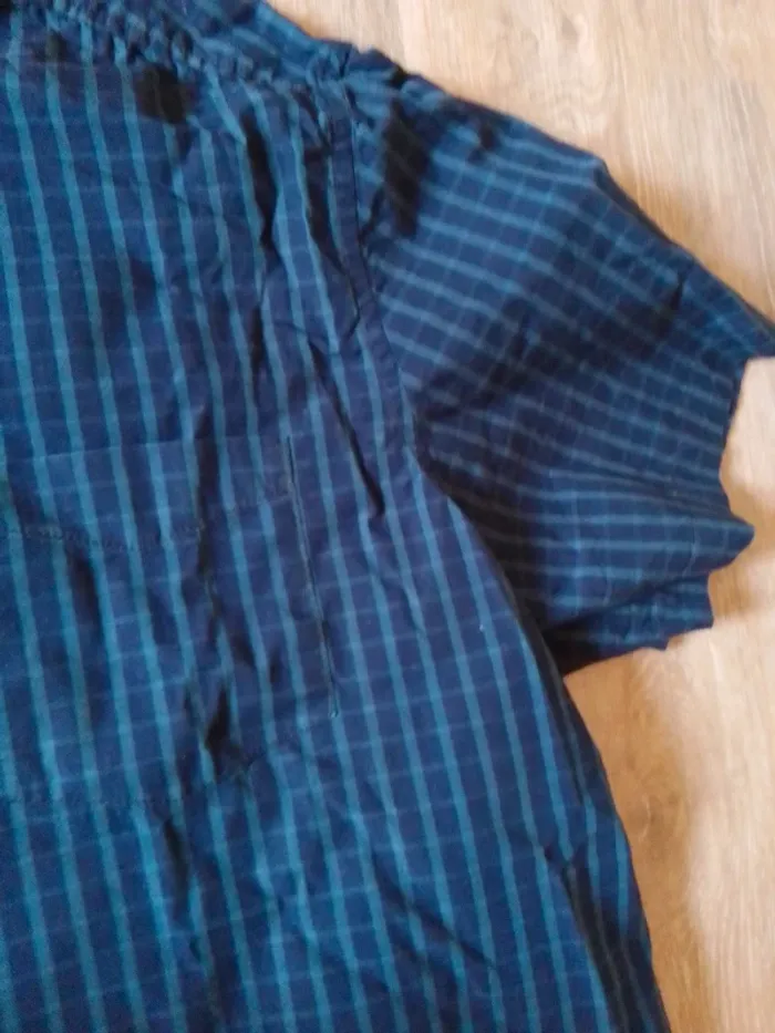 Chemise homme Kiabi bleu rayé 4 xl - photo numéro 4