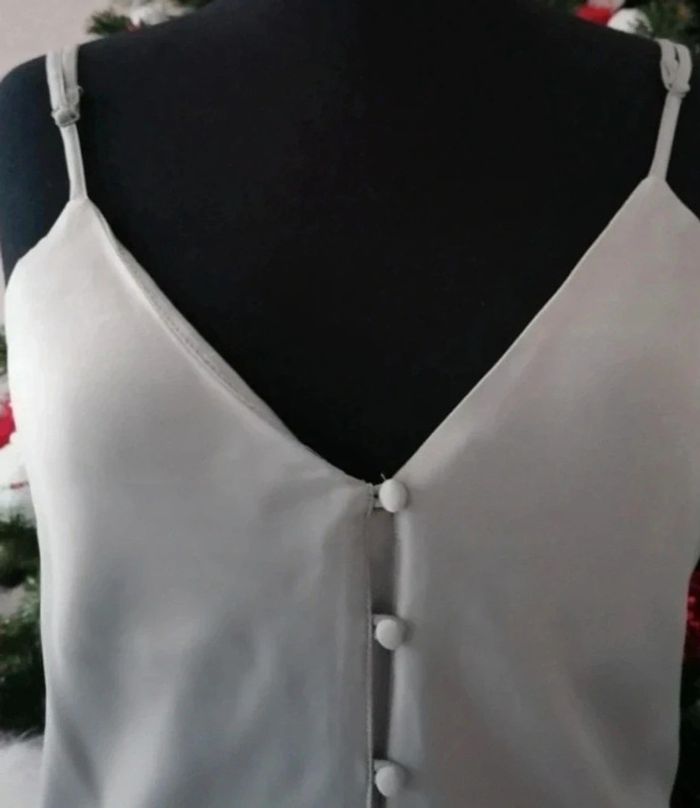 Robe longue - nuisette retro satin Etam taille M - photo numéro 4