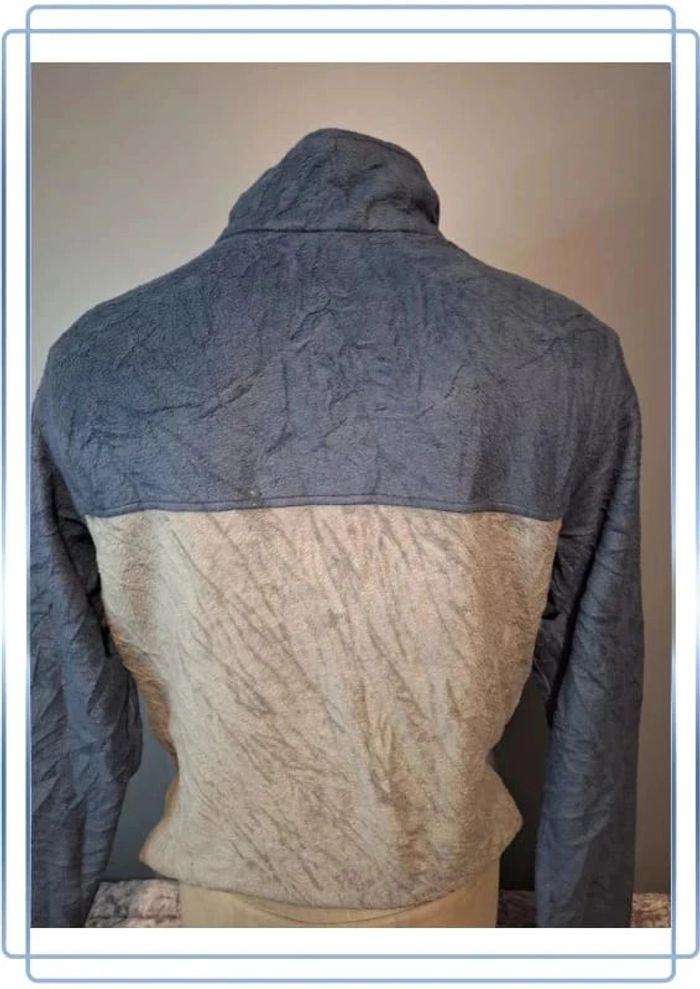 polaire full zip columbia bleu et gris homme - taille L (274) - photo numéro 8