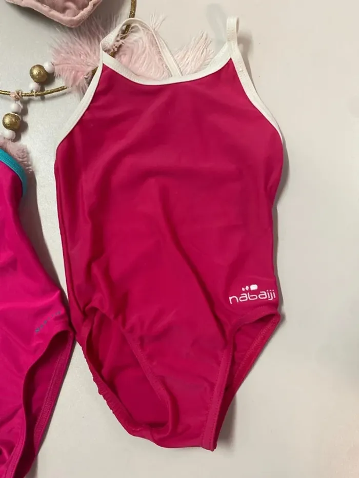 Lot de 2 maillots de bain bébé fille - Taille 6 mois - photo numéro 3
