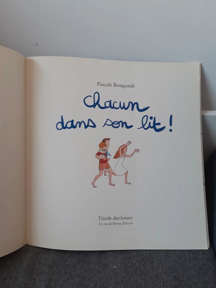 Livre / Album pour enfant : Chacun dans son lit ! École des loisirs - photo numéro 3
