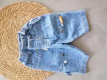 Jean ample coton, garçon, taille 3 mois, Tim Pouce