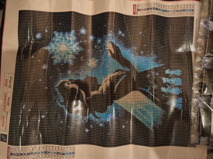 Diamant peint reine des neiges 30x40 - photo numéro 2