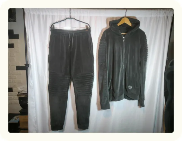 Ensemble survêtement veste pantalon velours homme Project X Paris Taille XL