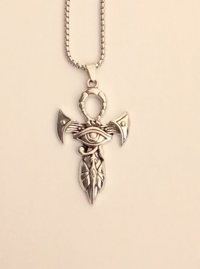 Chaîne + pendentif égyptien - photo numéro 3