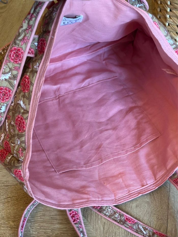 🌸 Sac cabas matelassé fleuri – Bloom Paris - photo numéro 8