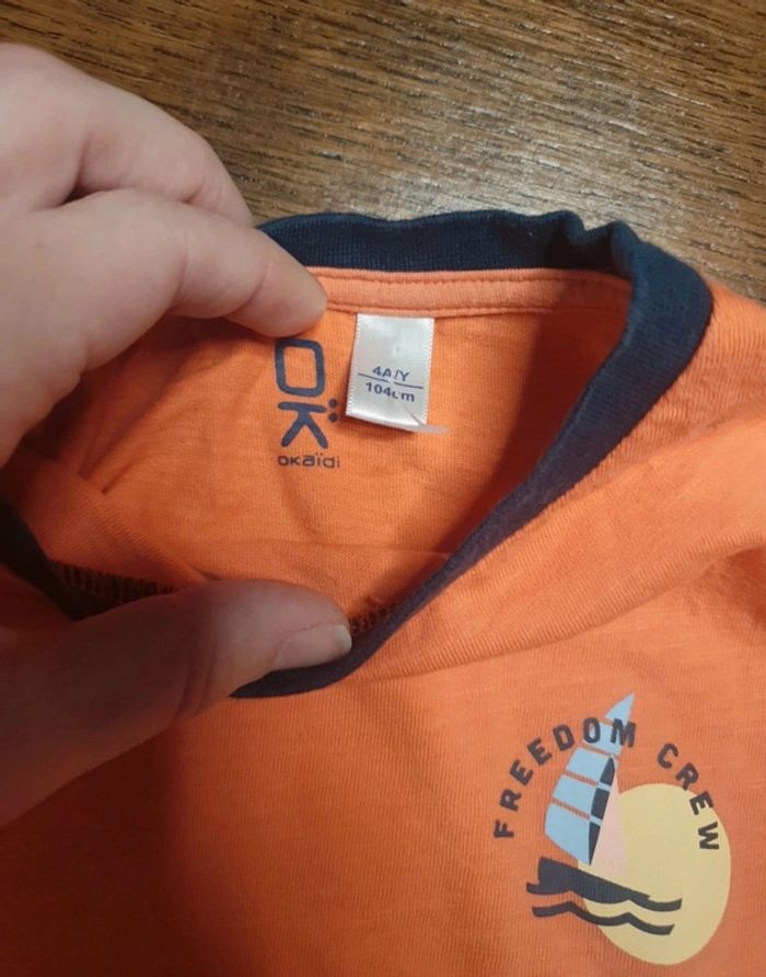 T shirt orange - photo numéro 4