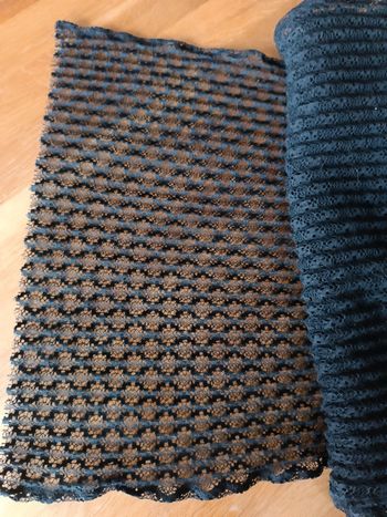Dentelle de Calais noir neuf