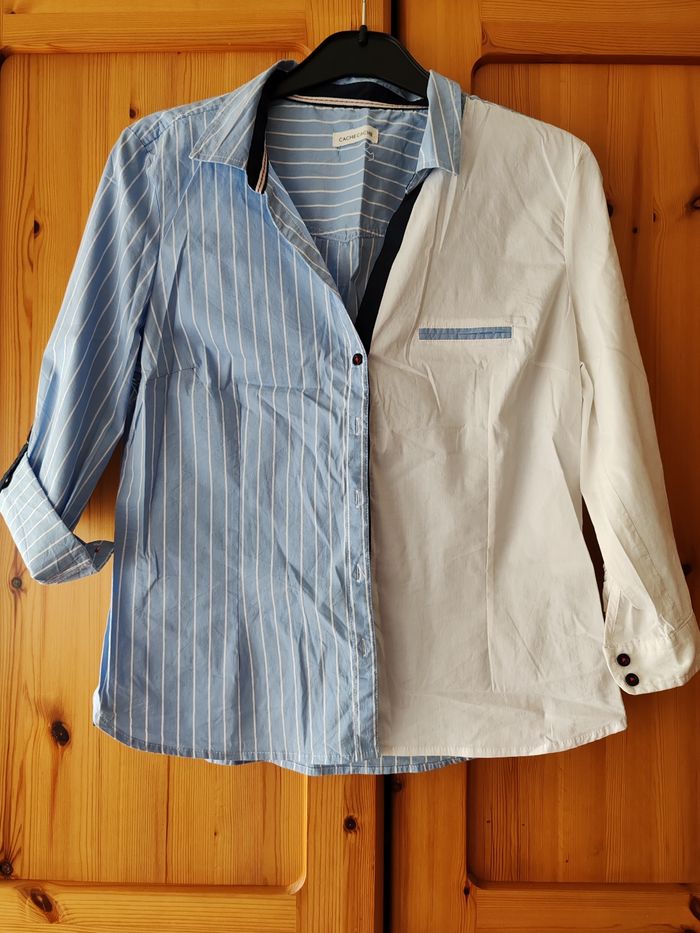 Chemise bi couleur