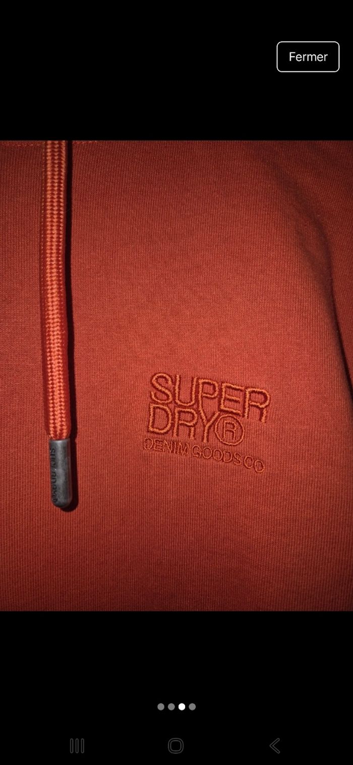 Sweat  a capuche superdry - photo numéro 3