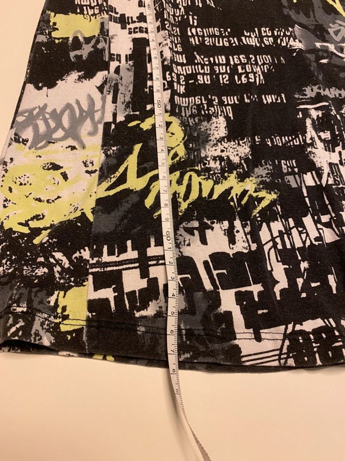 Robe graffiti noir blanc jaune 3 pommes 9/10ans 140cm - photo numéro 4