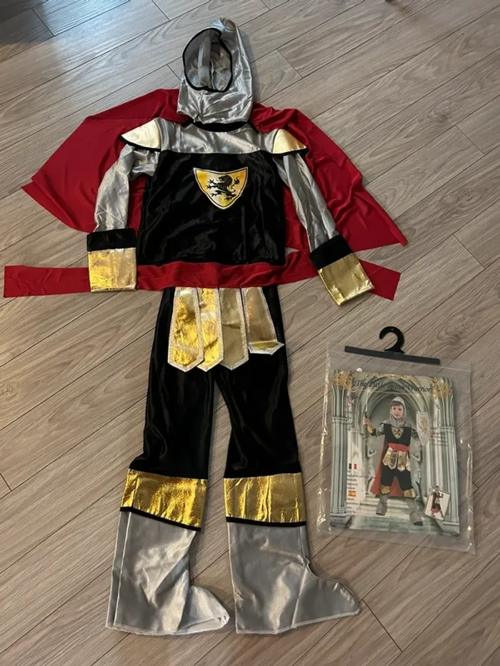 Déguisement chevalier – 6 ans (NEUF)