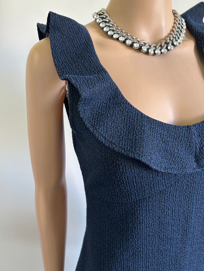 Robe bleue marine sans manches Naf Naf taille S jamais portée - photo numéro 4