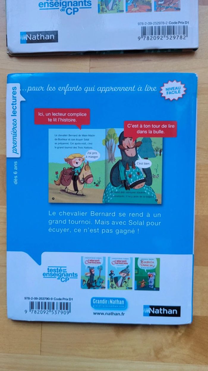 Lot Premières lectures L'apprenti chevalier : troubadour+ première mission+ à vos ordres+ tournoi - photo numéro 9